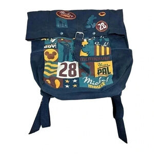Disney Parks Mickey‎ Mouse Walt Partners Your Pal Oh Boy Gosh Canvas Backpack